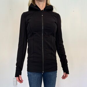 Lululemon black zip-up hoodie